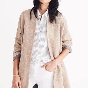 EUC Madewell Stanza Herringbone Coat